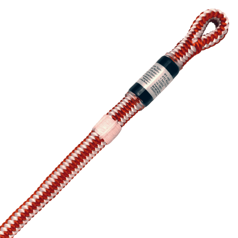 Yale XTC Red And White Climbing Rope With Termination