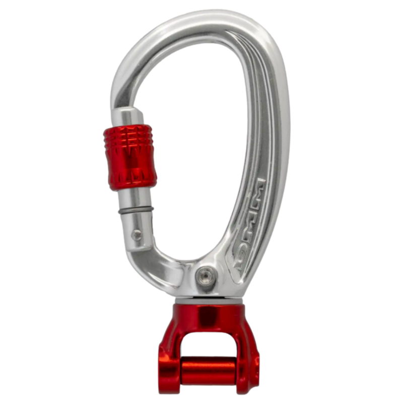 DMM XSRE Swivel - Yoke - Titanium/ Red - 11mm