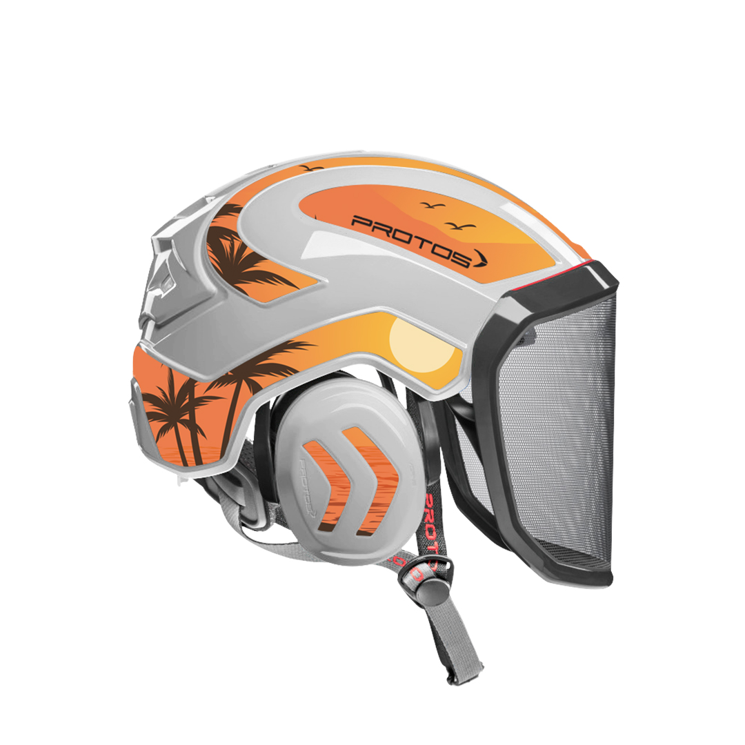 Protos Integral Arborist Helmet - Limited Edition Sunset